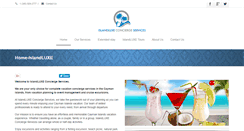 Desktop Screenshot of islandluxeconcierge.com